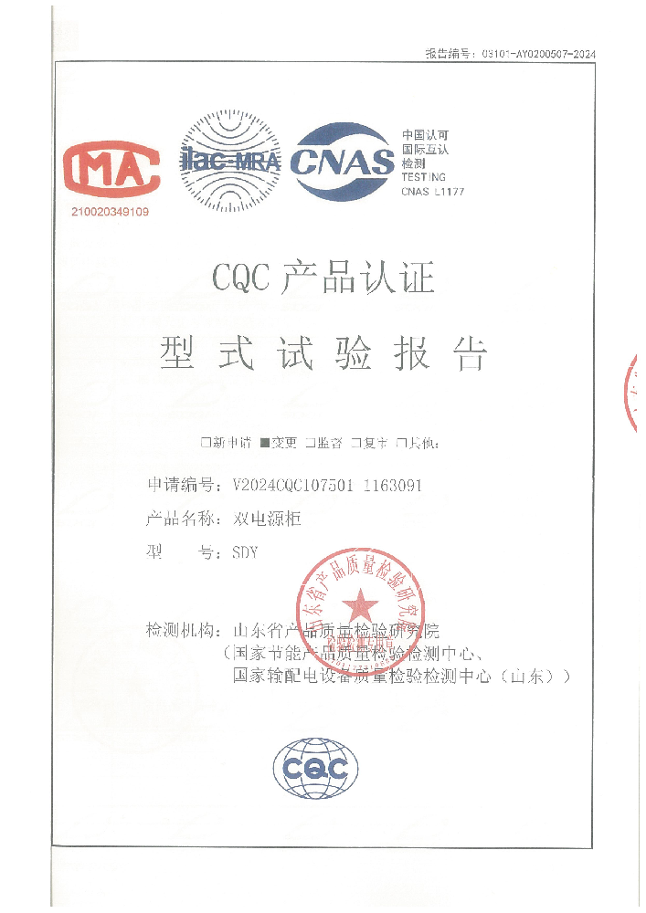SDY系列试验报告